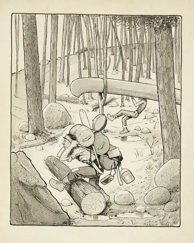 Camping by Harold Imbrie — digital art print download