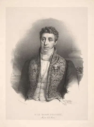 Мистер барон Д'Озез, министр флота by Анри Греведон, 1829 — digital art print download