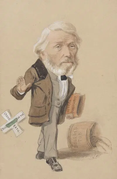 Thomas Carlyle by J. Sims — digital art print download