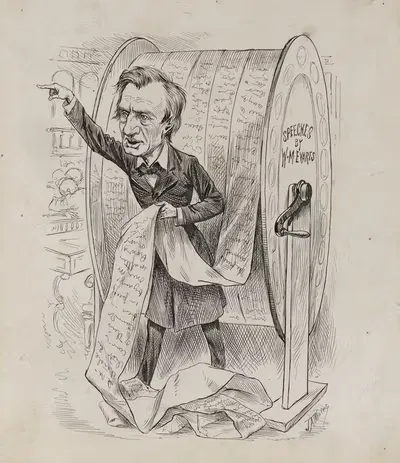 Speeches by W.M. Evarts. by James Albert Wales — digital art print download