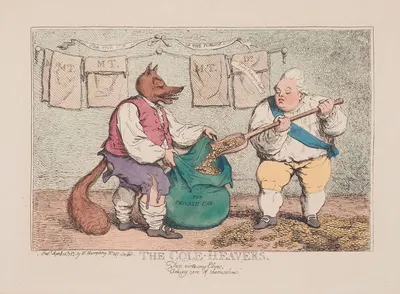 Угольщики by Джеймс Гилрей, 1783 — digital art print download