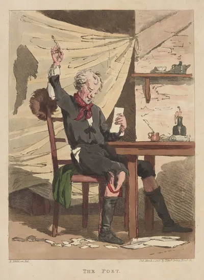 The poet by John Augustus Atkinson, 1819 — digital art print download