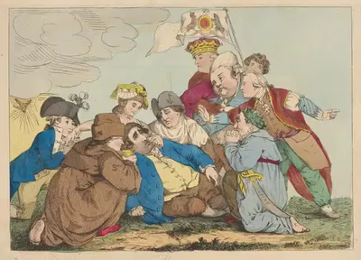 Генерал Черная Борода ранен в битве при Лидонхолле. by Джон Бойн, 1784 — digital art print download