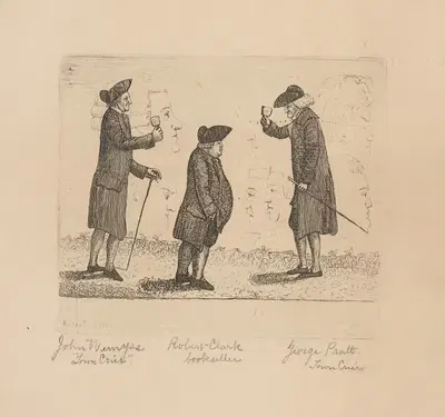 Джон Уэмисс, Роберт Клерк, Джордж Пратт by Джон Кэй, 1784 — digital art print download