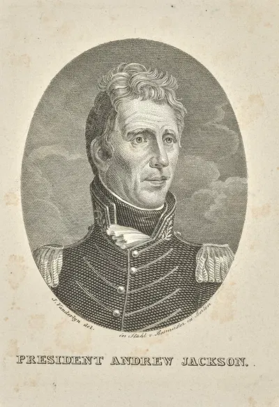 President Andrew Jackson by John Vanderlyn — digital art print download
