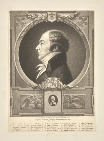 Charles Balthazar Julien Fevret de Saint-Memin. by Max Rosenthal, 1900 — digital art print download