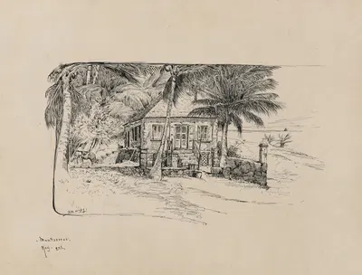 Дом плантатора by Милтон Дж. Бернс, 1882-1886 — digital art print download