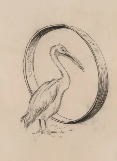 Инициал О by Милтон Дж. Бернс, 1882-1886 — digital art print download