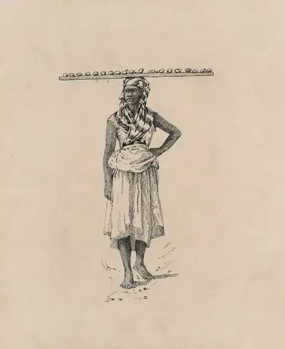 Инициал Т [Мадинина; Мартиника] by Милтон Дж. Бернс, 1882-1886 — digital art print download
