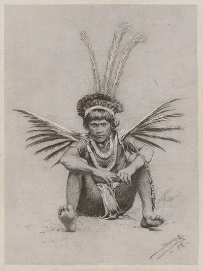 Коренной индиец Британской Гвианы by Милтон Дж. Бернс, 1882-1886 — digital art print download