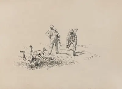 Борьба за медь by Милтон Дж. Бернс, 1882-1886 — digital art print download