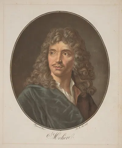 Мольер by Пьер Мишель Али, 1790-1797 — digital art print download