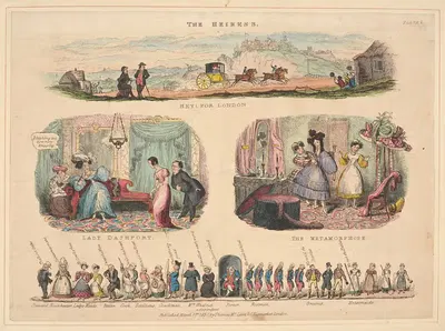 Наследница by Роберт Сеймур, 1830 — digital art print download