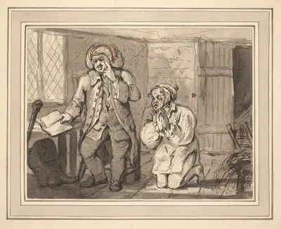 Путешествие доктора Джонсона и Джеймса Босвелла в Шотландию Pl.12 by Самуэль Коллингс, 1784-1789 — digital art print download