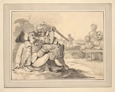 Путешествие доктора Джонсона и Джеймса Босвелла в Шотландию Пл.15 by Самуэль Коллингс, 1784-1789 — digital art print download