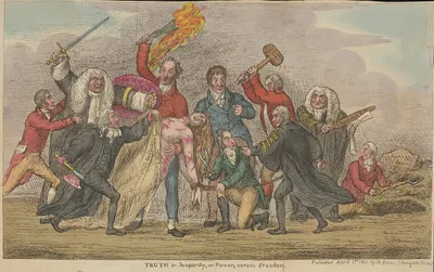 Истина под угрозой, или власть против свободы. by Самуэль де Вильд, 1811 — digital art print download