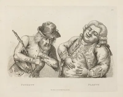 Бедность. Изобилие by Джон Коллиер, 1810 — digital art print download