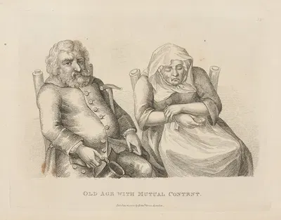 Старость с взаимным удовлетворением by Джон Коллиер, 1810 — digital art print download