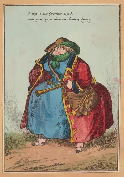 Страж, который заботится о суверене. by Уильям Хит, 1829 — digital art print download