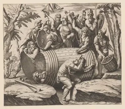 Мученичество Марка Атиллия Регула by Диана Скультори, 1570 — digital art print download