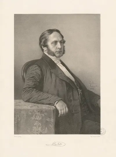 Эжен Руар by Эмиль Ласаль, 1869 — digital art print download