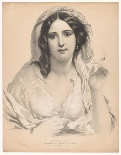 Королева гарема by Эмиль Ласаль, 1844-1850 — digital art print download