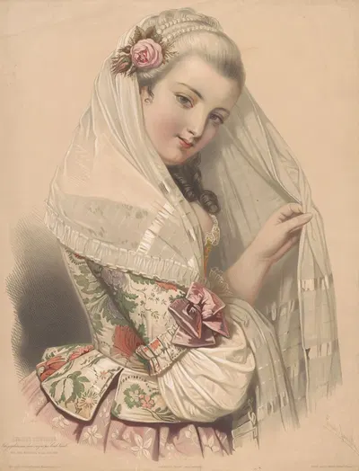 Роза мускусная by Эмиль Ласаль, 1844-1850 — digital art print download