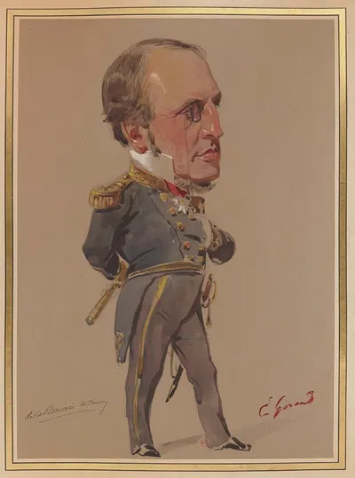 Камиль-Адалбер-Мари Клемент Ла Ронсьер-Ле Нури (1813-1881; барон) by Южен Жирар, 1859 — digital art print download