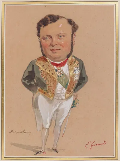 Фердинанд Барро (1806-1883) by Южен Жирар, 1806-1883 — digital art print download