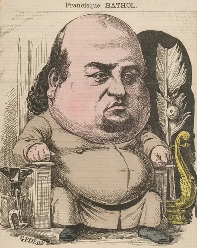 Франсиск Бато by Жедон Бариль, 1867 — digital art print download