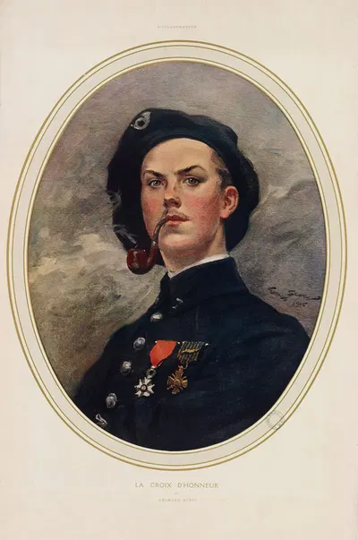 Крест почета by Жорж Бертен Скотт, 1915 — digital art print download