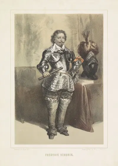 Портрет Фредерика Генриха, принца Оранского by Герман Фредерик Карел Тен Кейт — digital art print download
