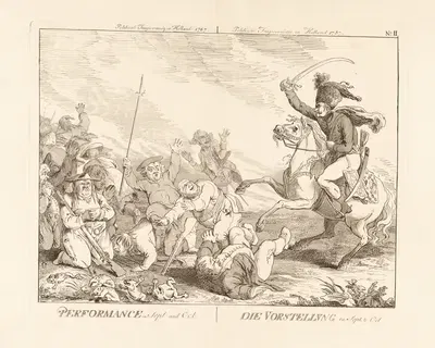 Представление в сентябре и октябре. by Иоганн Генрих Рамберг, 1787-1788 — digital art print download