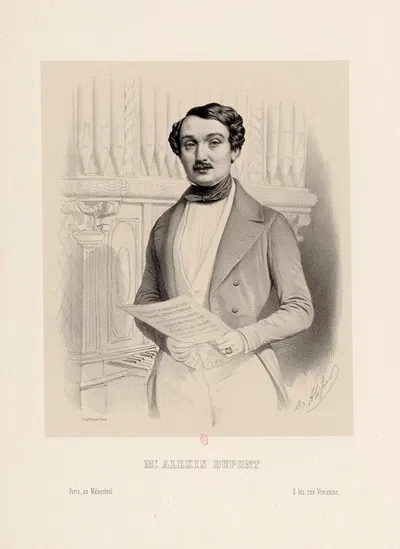 Алексис Дюпон by Мари-Александр Алоф, 1840 — digital art print download