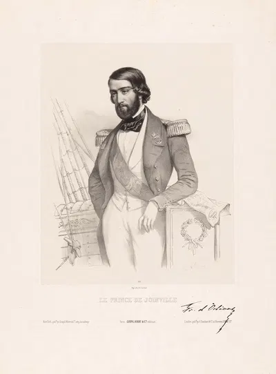 Франц Фердинанд Орлеанский. Принц Жуанвиля by Мари-Александр Алоф, 1848 — digital art print download