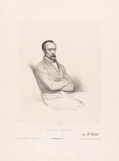 Гораций Верне by Мари-Александр Алоф, 1859 — digital art print download