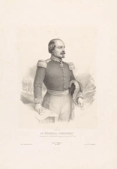 Генерал Канробер by Мари-Александр Алоф, 1854 — digital art print download