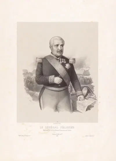 Le Général Pélissier, Command.t en Chef de l'Armée Française en Crimée by Marie-Alexandre Alophe, 1855 — digital art print…