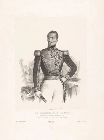 Маршал Сен-Арно. Генерал-шеф французской армии на Востоке by Мари-Александр Алоф, 1854 — digital art print download