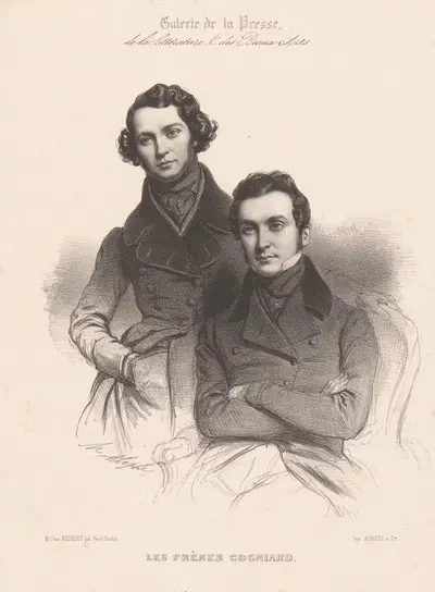 Братья Когньяр by Мари-Александр Алоф, 1839-1846 — digital art print download