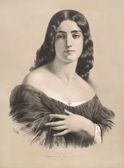 Атала (Шатобриан) by Виктор Жан Франсуа Долле, 1845-1850 — digital art print download