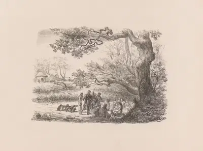 Возвращение с охоты by Виллемус Петрюс ван Гелдорп, 1873 — digital art print download