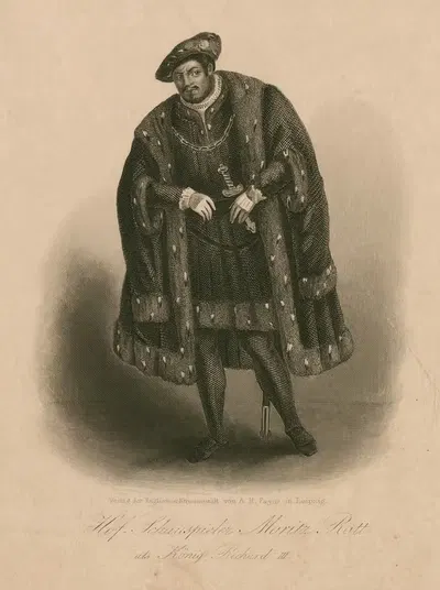 Hof.-Schauspieler Moritz Rott als König Richard III [in Shakespeare's play, King Richard III] by Albert Henry Payne —…
