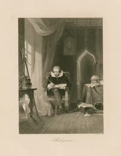 Shakspeare by Albert Henry Payne — digital art print download