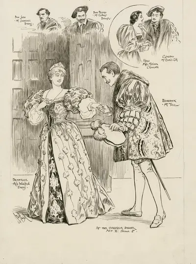 Сцены из "Как вам это понравится by Александр Стюарт Бойд, 1905 — digital art print download