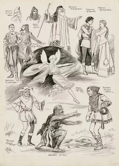 Сцены из Бури by Александр Стюарт Бойд, 1904 — digital art print download