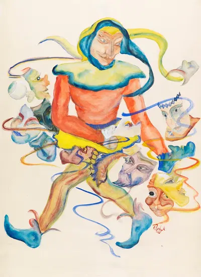 Король Карнавала by Бернхард Панкок, 1918 — digital art print download