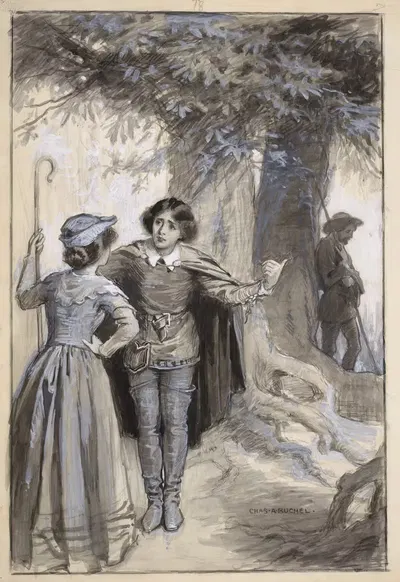 Как вам угодно, III, 5 by Шарль Бюхель, 1900-1910 — digital art print download