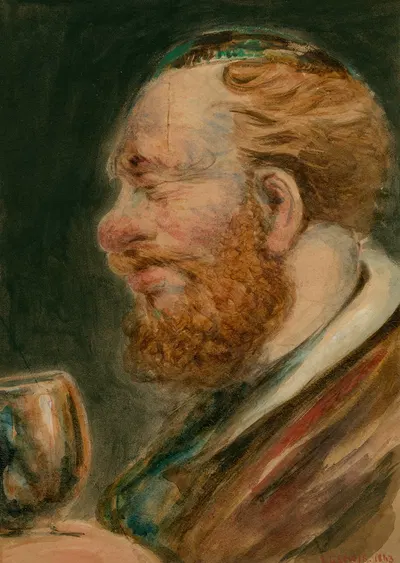 Бардуолф, из короля Генриха IV, ч. 1 by Эдвард Гудвин Льюис, 1863 — digital art print download