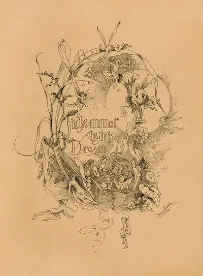 Сон в летнюю ночь by Фанни Рейлтон, 1901 — digital art print download